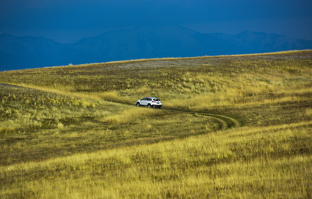 早期 汽车打卡摄影 汽车新车试驾拍摄