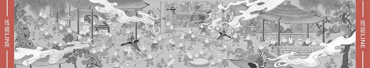 古画今绘中秋——宝格丽月饼盒