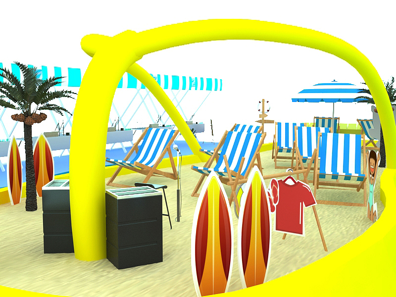 创意沙滩节集市