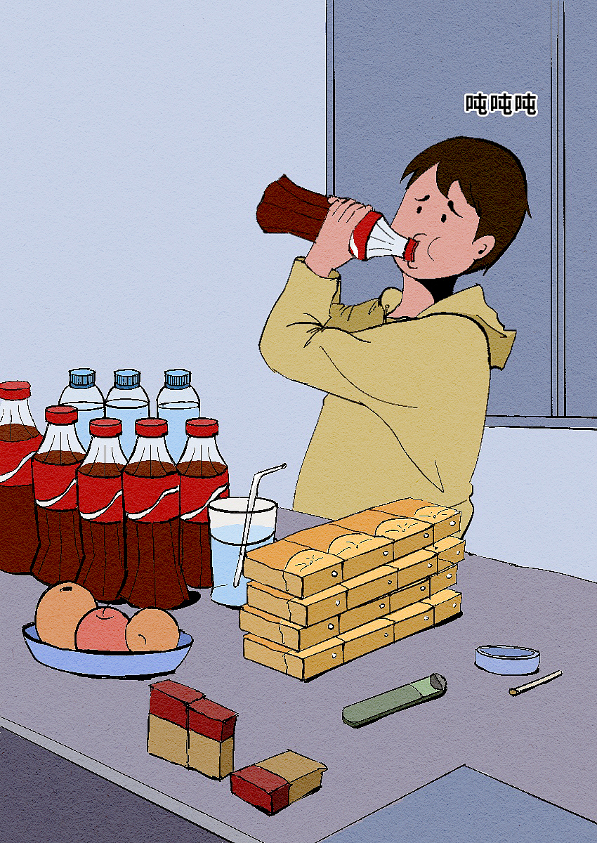 插畫(huà)——《囤貨》（圖ZMzIwNDU1MjU2） - 海報(bào) - 站酷設(shè)計(jì)師影視設(shè)計(jì)師西米原創(chuàng)素材 - 站酷ZCOOL