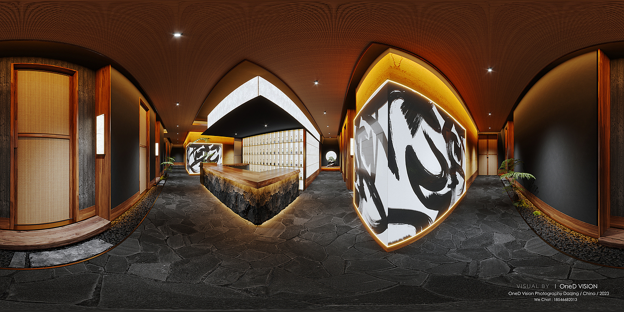 大庆蚝探长日式餐饮（图ZMzI3MzI2NTc2） - 酒店餐饮设计 - 站酷设计师CGI_OneD原创素材 - 站酷ZCOOL