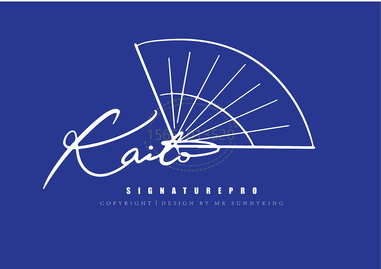 手写英文卡通签名丨南京孙老师丨版权作品丨华夏名流