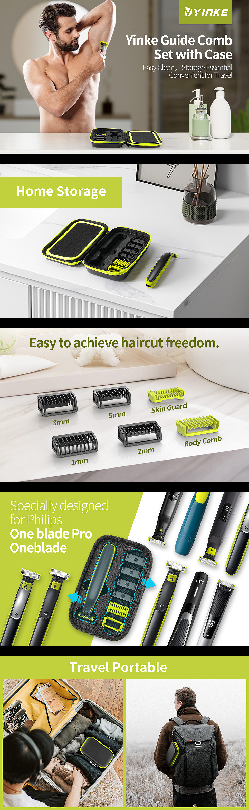 导梳包-亚马逊A+图与套图（图ZMzQ2MzUxMTgw） - 电商 - 站酷设计师筝曦呀原创素材 - 站酷ZCOOL