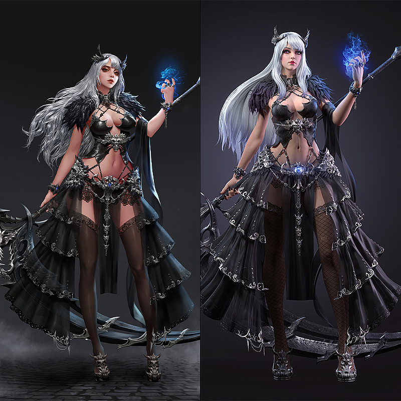 【翼次方】角色建模丨暗黑法师~