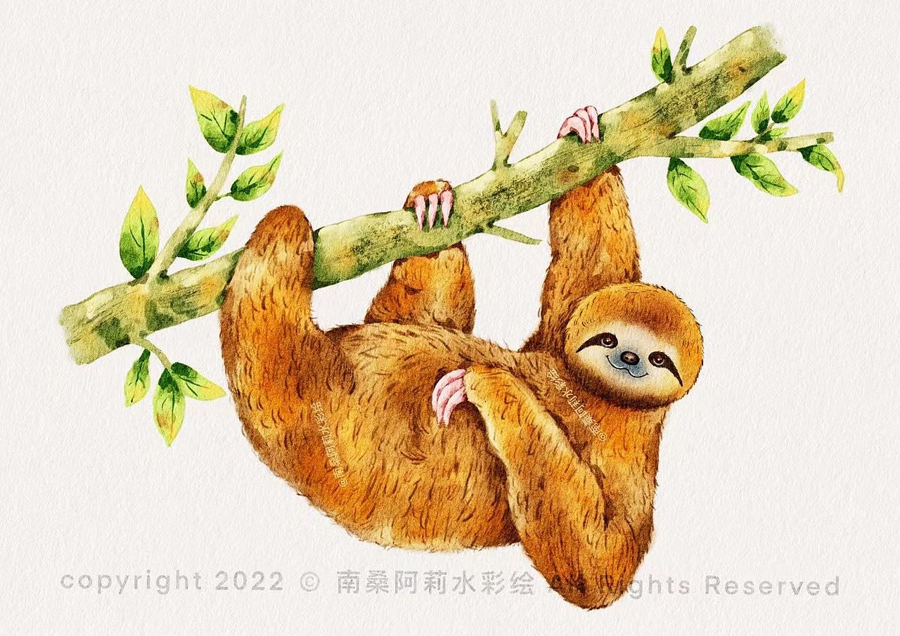 2022年动物插画作品小合集（图ZMzI4MDQxNjky） - 商业插画 - 站酷设计师南桑阿莉水彩绘原创素材 - 站酷ZCOOL