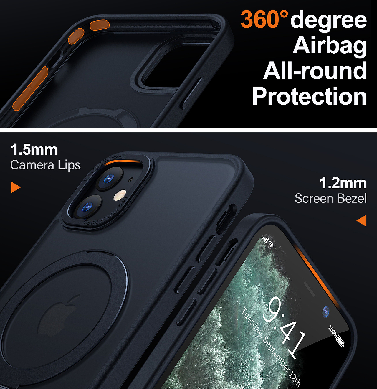 手机壳渲染-磁吸壳