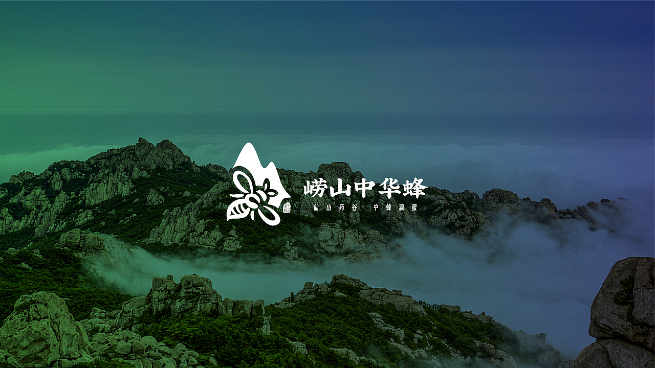 中华蜂蜂蜜标志设计