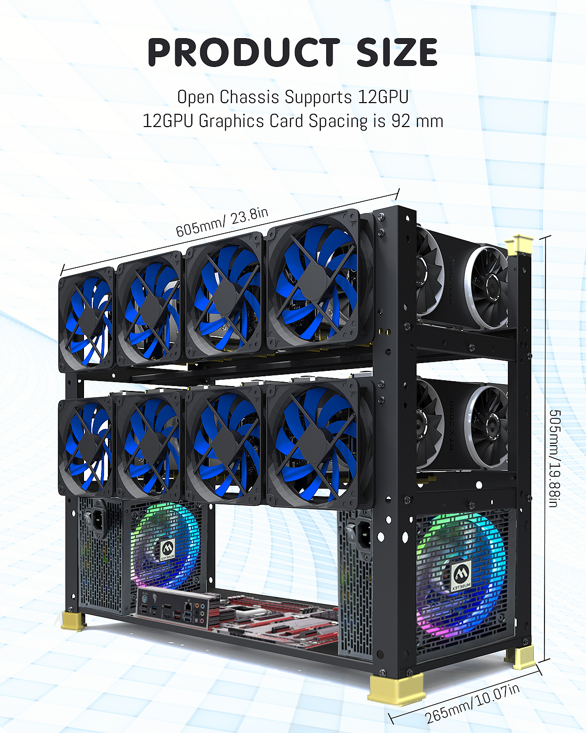 12GPU矿机架-亚马逊作品