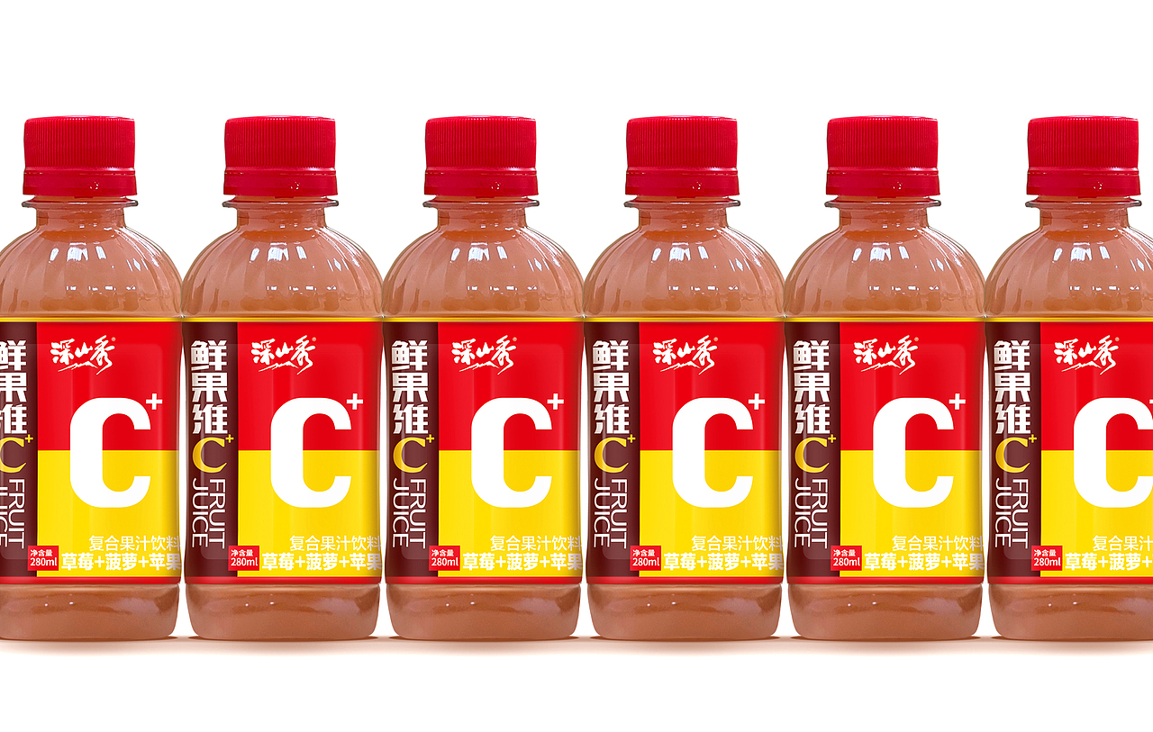 一款普通果汁包装设计·一木品牌