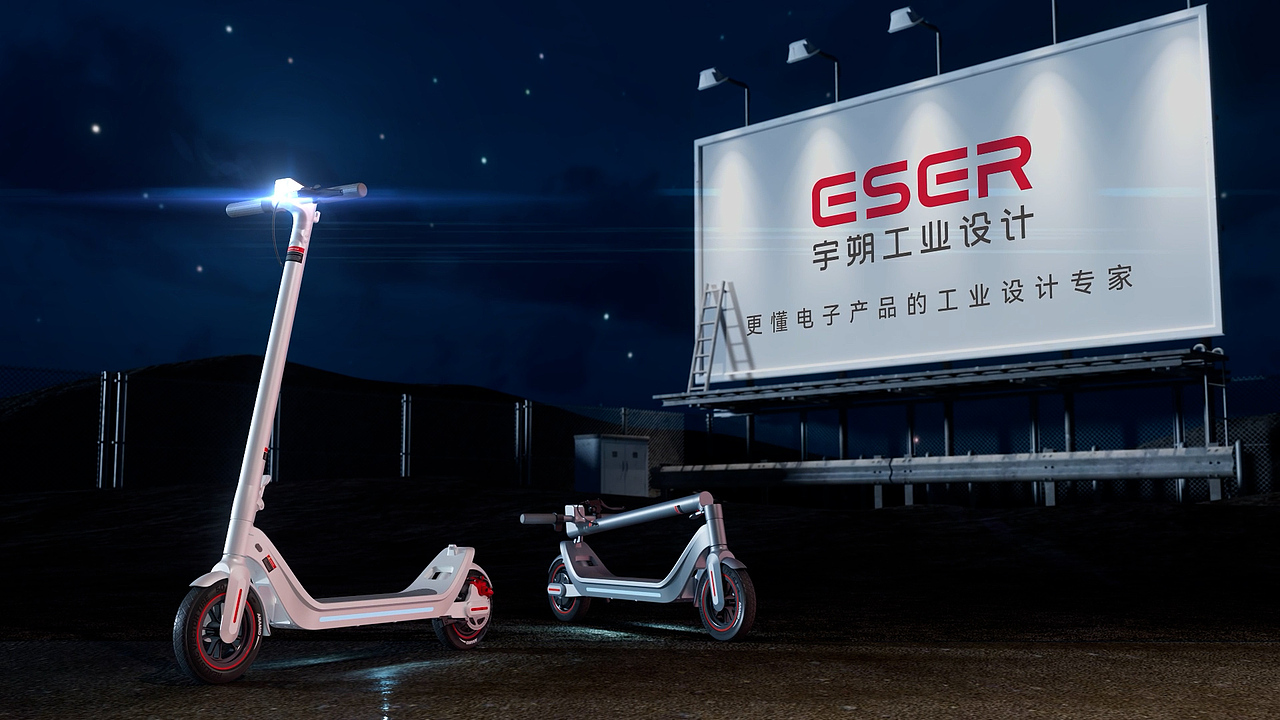 华为智选-乐骑电动滑板车/e-scooter（图ZMzM1NzQ1MDc2） - 产品 - 站酷设计师Wind__原创素材 - 站酷ZCOOL