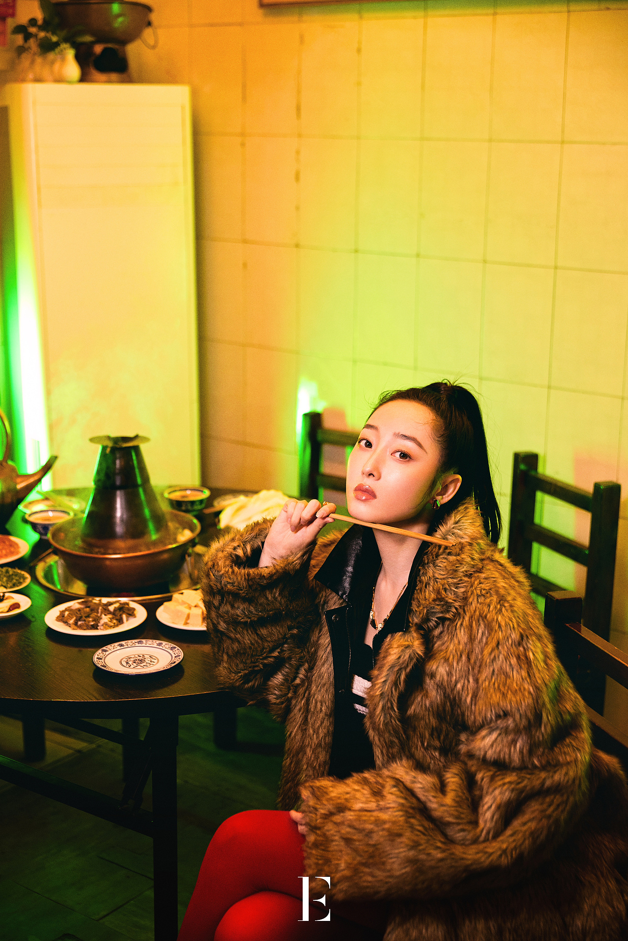 人像修图 《E!》中文版杂志封面+内页修图