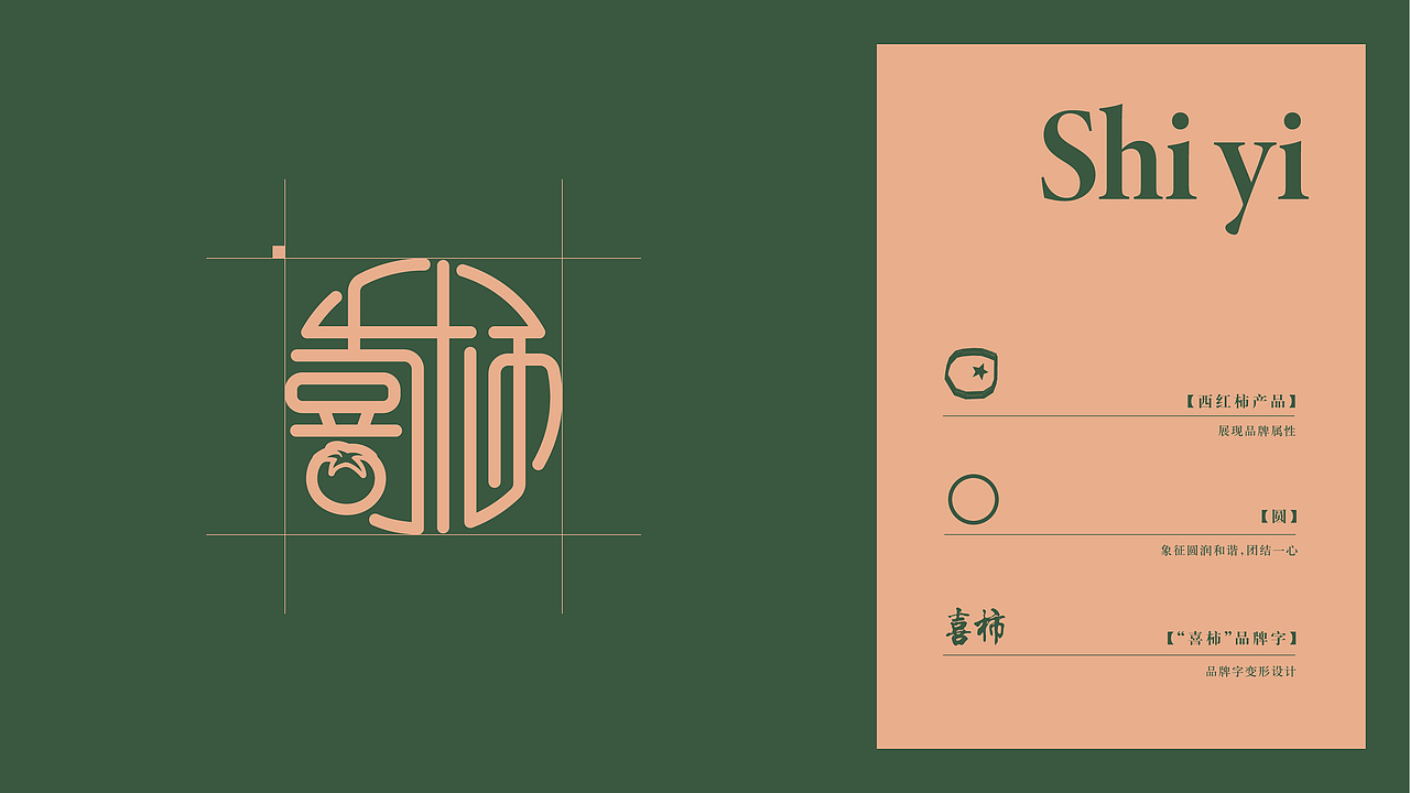 郑州兰考县白云山村【云上喜柿】品牌设计