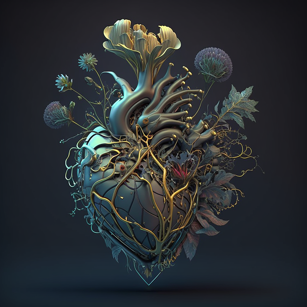 ai艺术, 高贵的心，人工智能绘画，需艺工作室