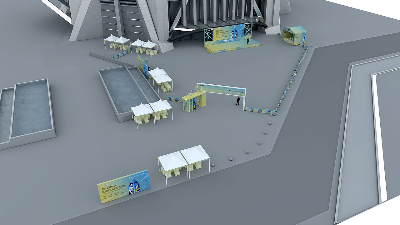 马拉松场景设计（图ZMzI1MDIyODIw） - 其他三维 - 站酷设计师比格尘舞美设计原创素材 - 站酷ZCOOL