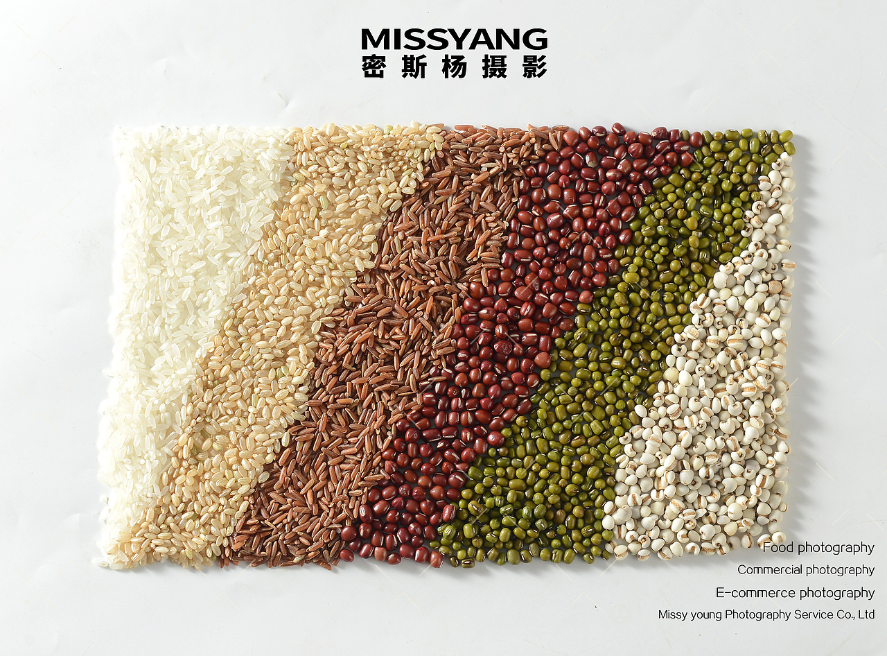 五谷杂粮绿豆红豆荞麦大米红米|美食摄影|×郑州密斯杨