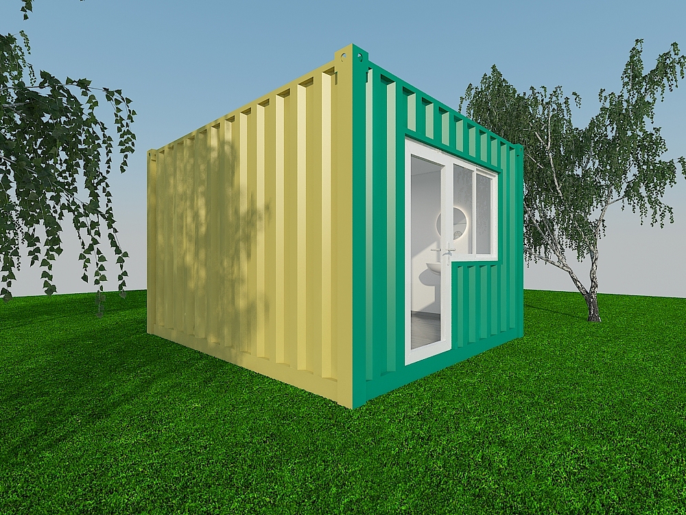 集装箱彩钢房效果图_丰旺伟业装修施工-站酷zcool