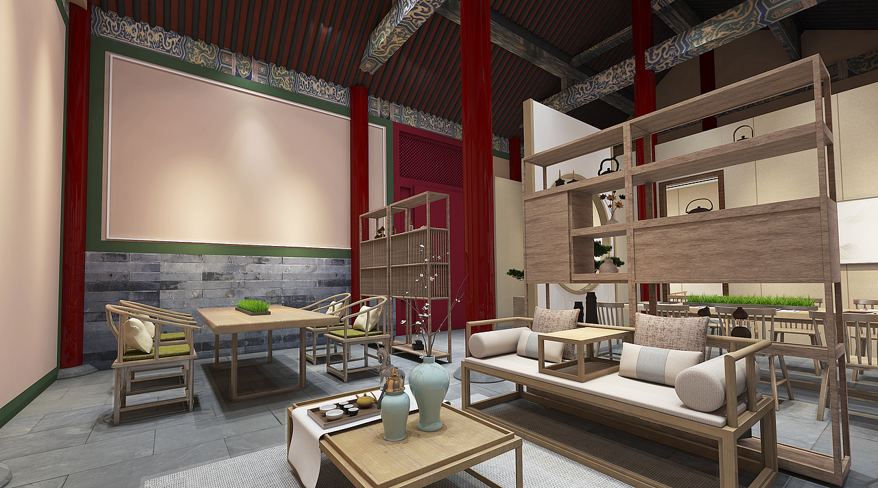 故宫普渡寺展厅（图ZMzA2NjYzNzU2） - 展陈设计 - 站酷设计师SUPERDHQ原创素材 - 站酷ZCOOL