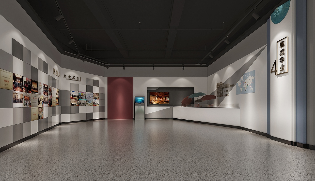 伞业展厅设计部分方案