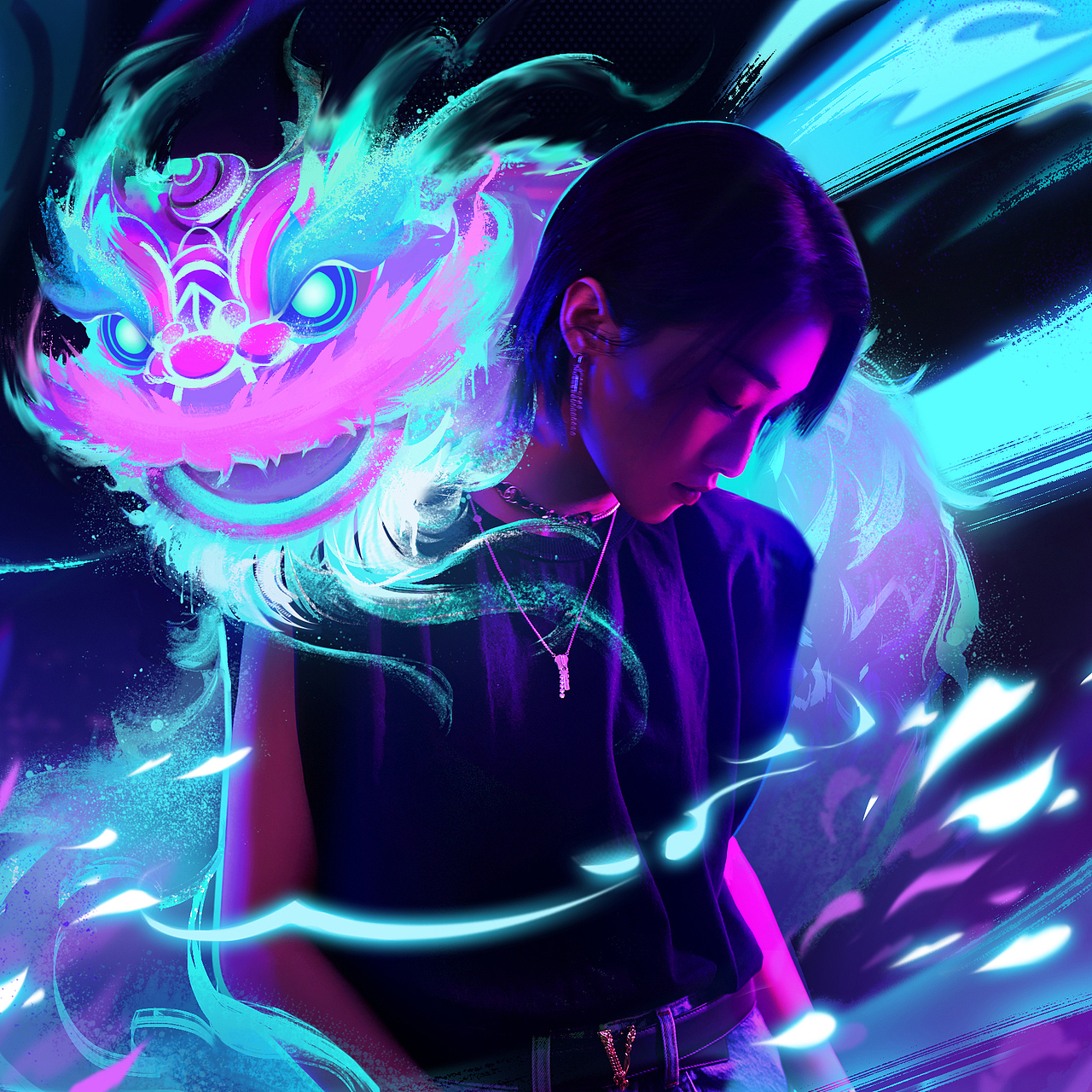 qq炫舞 火箭少女yamy专辑封面设计