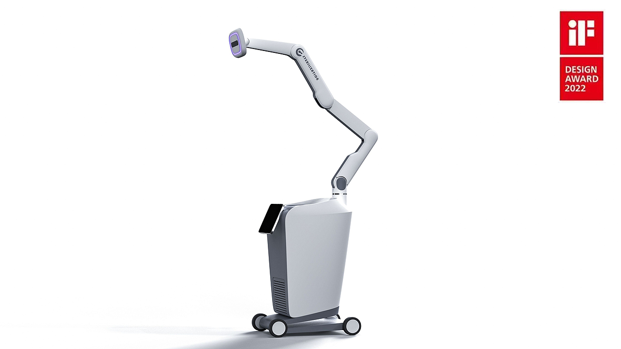 2022年IF获奖作品xCLF加利弗|机械臂式杀菌机器人&产品（图ZMzA2MzAzNjI4） - 工业用品/机械 - 站酷设计师加利弗设计原创素材 - 站酷ZCOOL