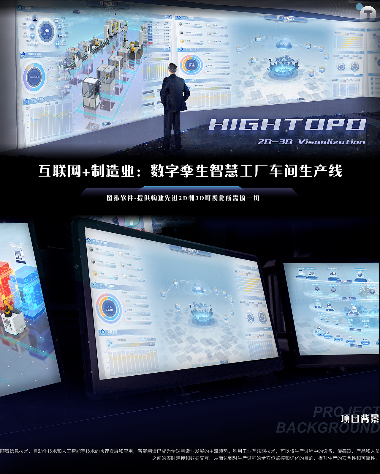 智慧工厂车间流水线三维可视化 | 图扑软件（图ZMzM3OTM5OTIw） - 场景 - 站酷设计师可视化鲸鱼原创素材 - 站酷ZCOOL