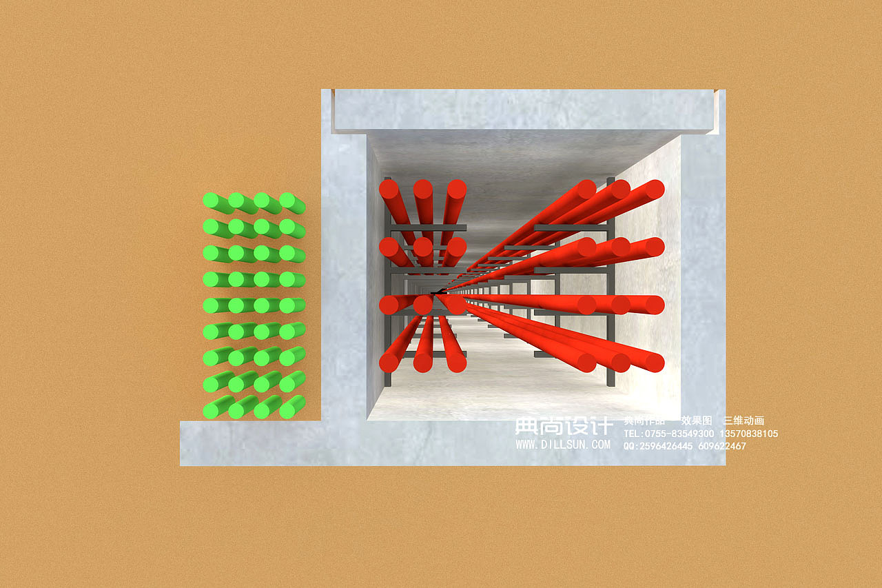 地下综合管廊效果图设计