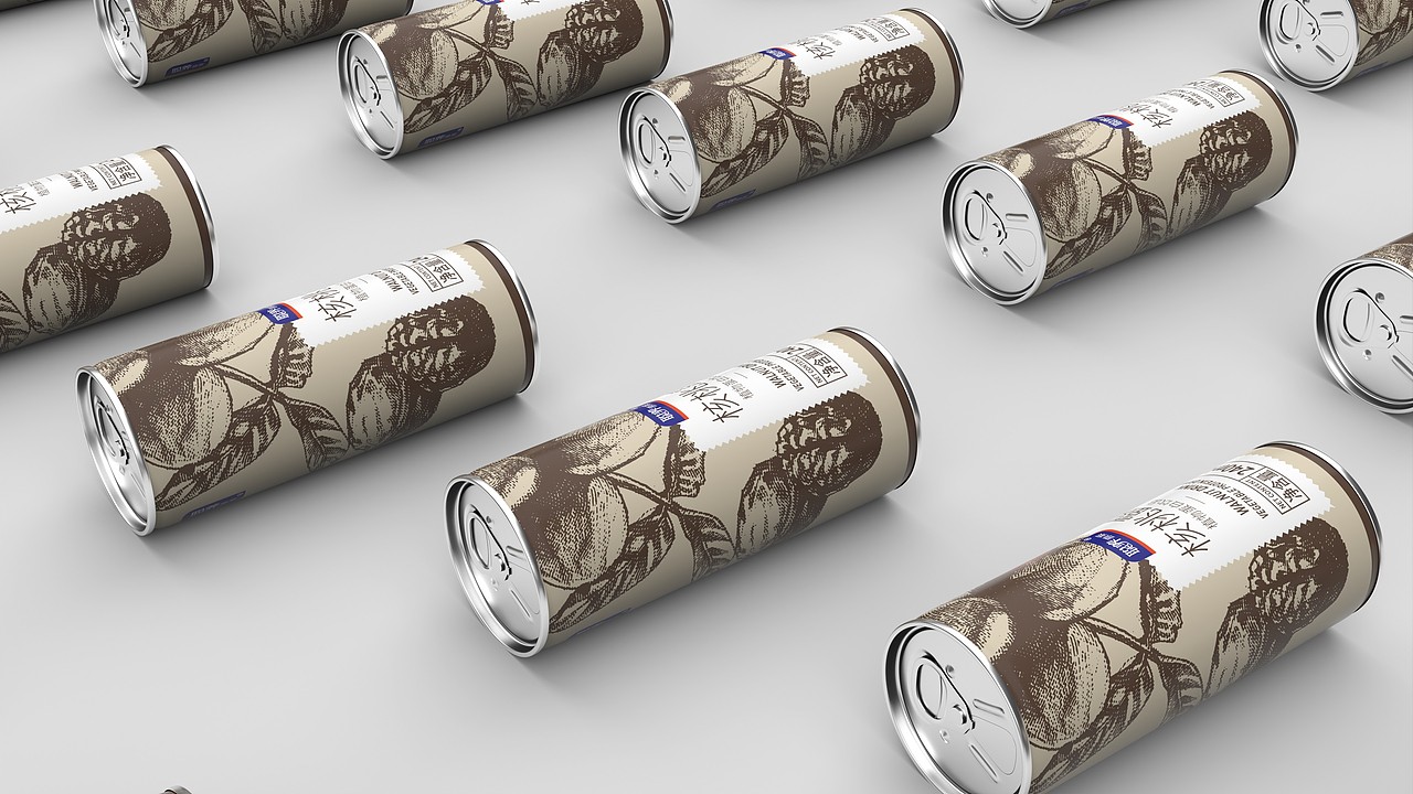 核桃露包装设计