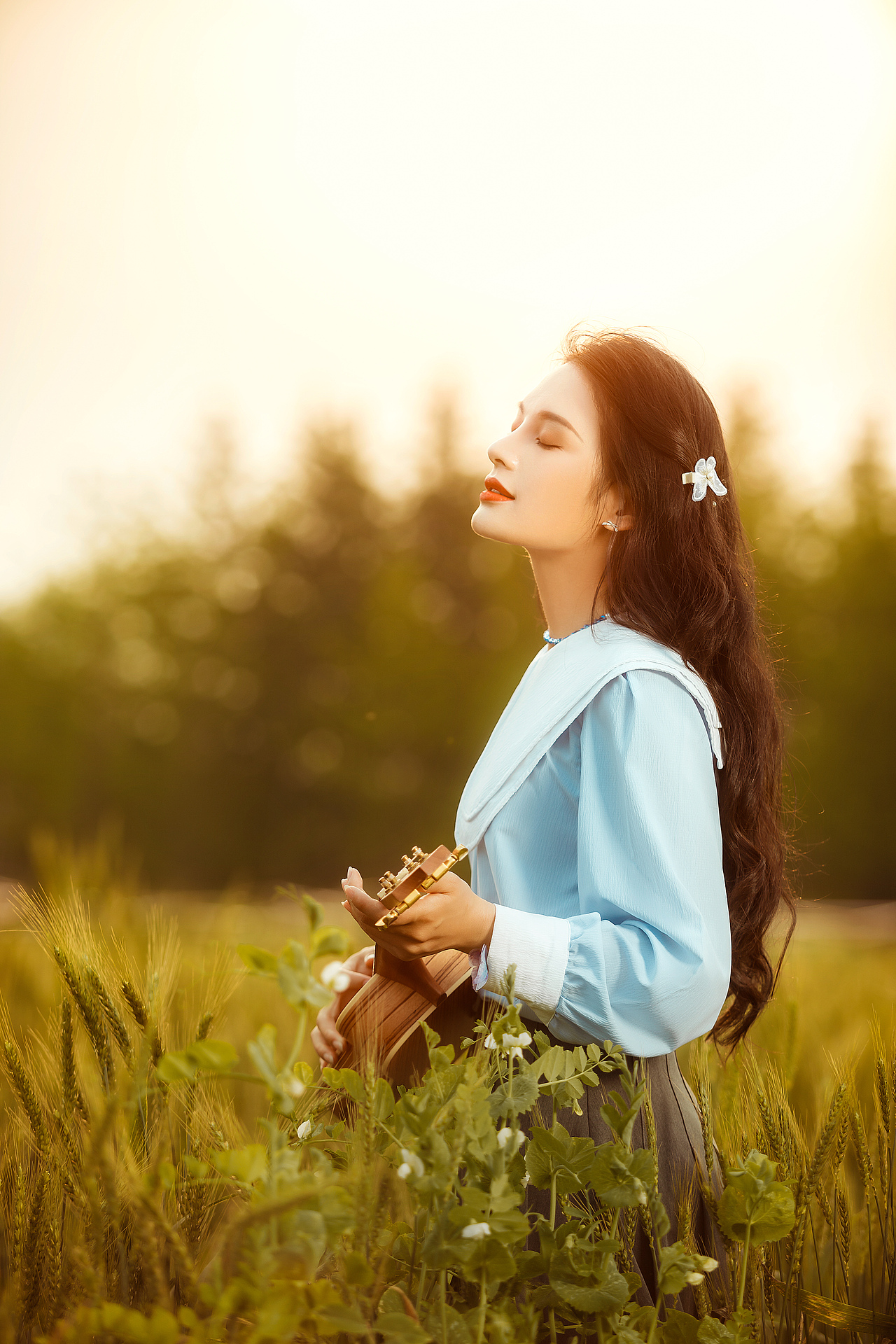 风吹麦浪（图ZMjk3Mzg1NjQ0） - 人像摄影 - 站酷设计师钦钦子Emma原创素材 - 站酷ZCOOL