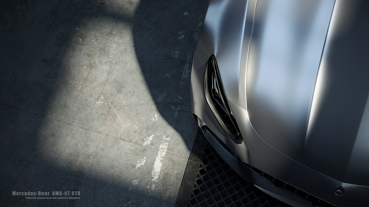 奔驰 AMG GTR 2017 / Cyberpunk2077车库 | 渲染预览（图ZMzIwODQ5NzI0） - 交通工具 - 站酷设计师zzh丶原创素材 - 站酷ZCOOL