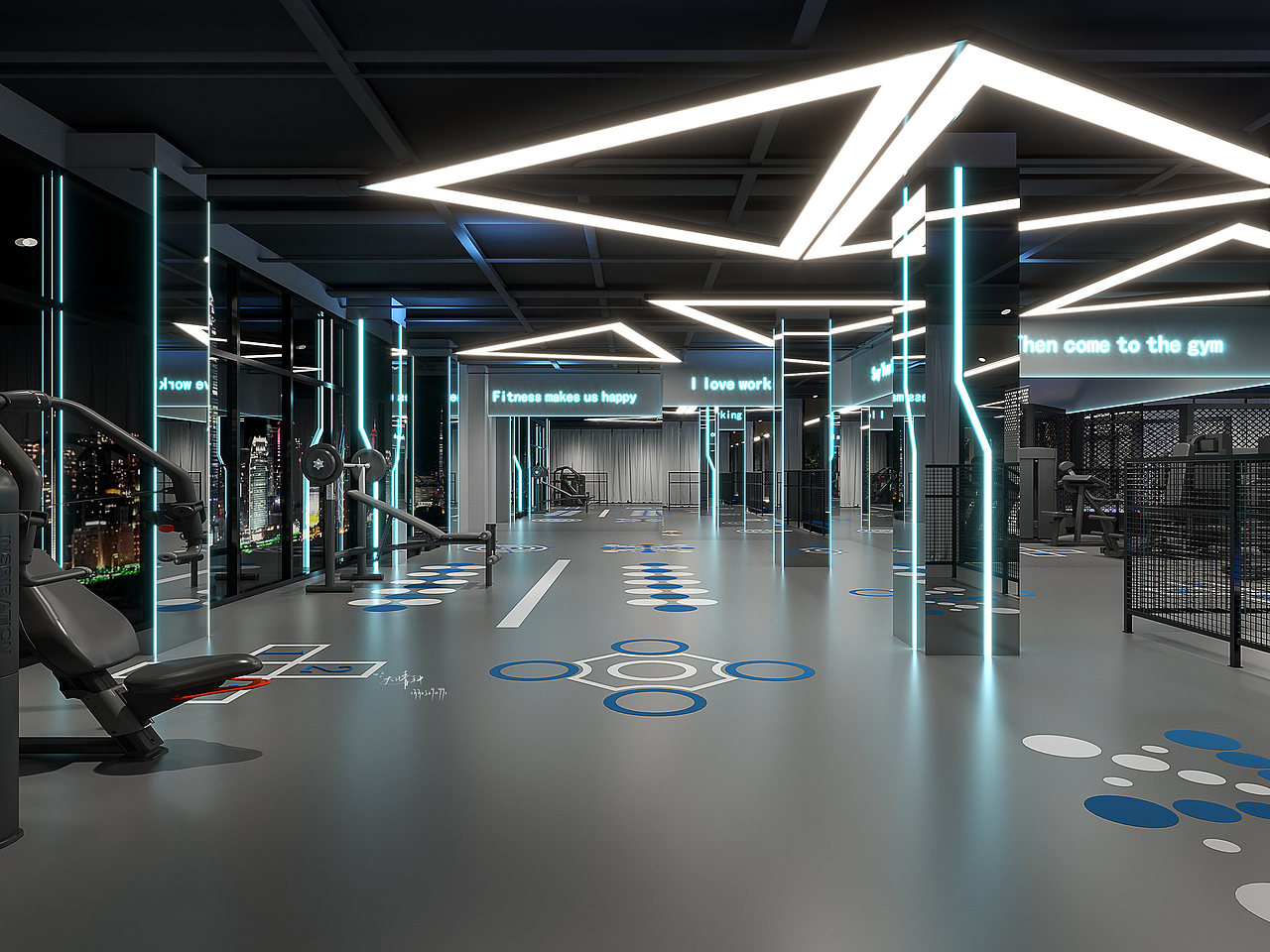 健身房设计案例丨机器不转会生锈,人不活动要得病