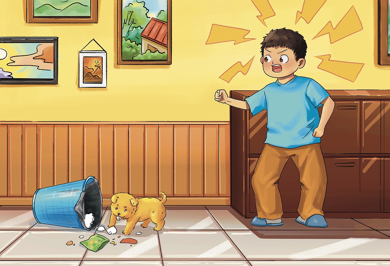 儿童教育绘本书籍《淘气包蹦蹦》