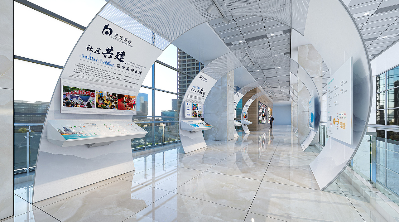 走廊通道设计方案（图ZMzI5MTQ3MDI4） - 其他空间 - 站酷设计师司徒小镇原创素材 - 站酷ZCOOL