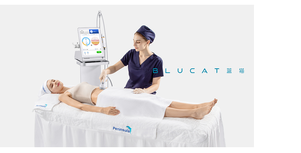 半岛医疗×蓝猫摄影 | 医美设备模特操作展示拍摄