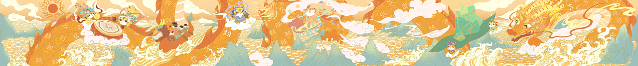 华润 | 礼盒插画 |端午