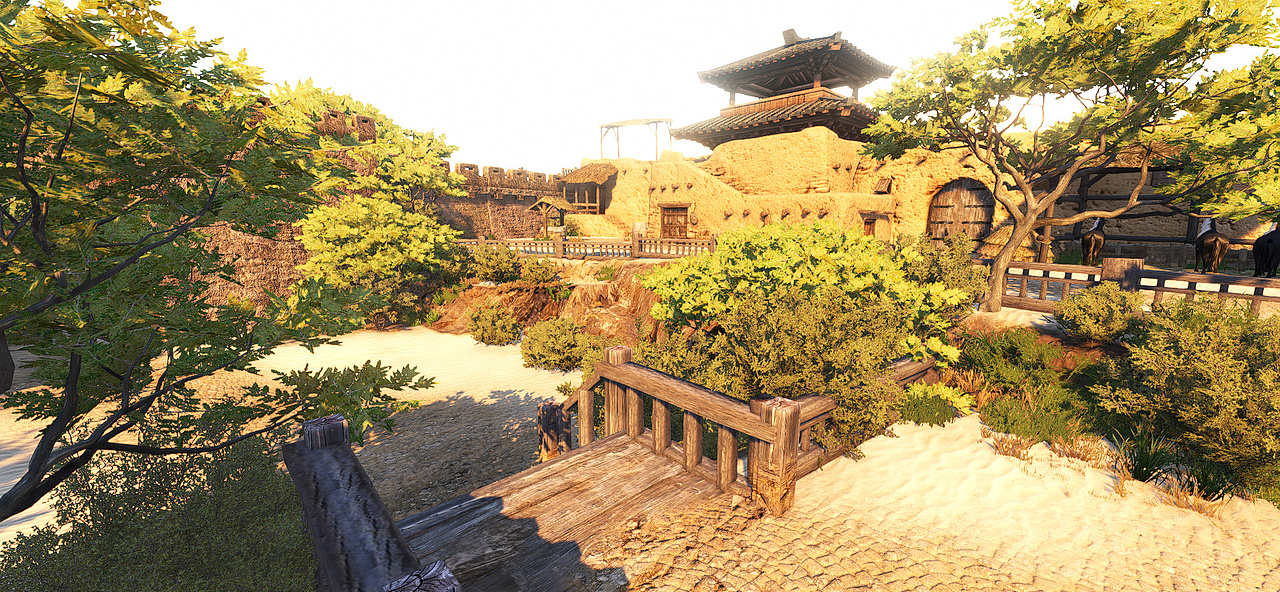 【衣谷三国概念设定】场景地编截图（一）（图ZMzIzOTQ4ODcy） - 概念设定 - 站酷设计师疾风Shawk原创素材 - 站酷ZCOOL