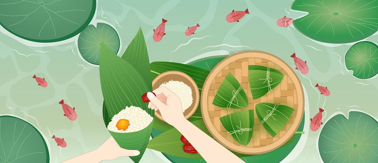 端午节插画系列第二组