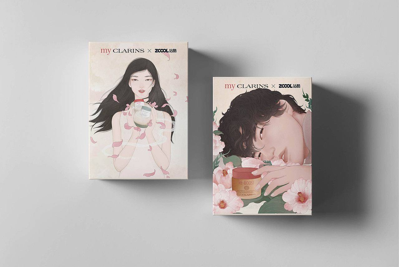 my CLARINS“植为愈见你”系列插画 || 好食肌 长绽放(图ZMzQ3NTI3NDM2) - 海报 - 站酷设计师糖久TangJiu原创素材 - 站酷ZCOOL