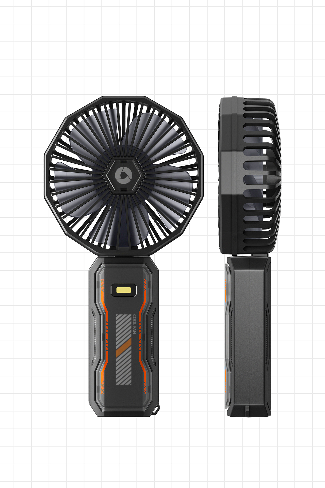 5月-赛博朋克折叠风扇