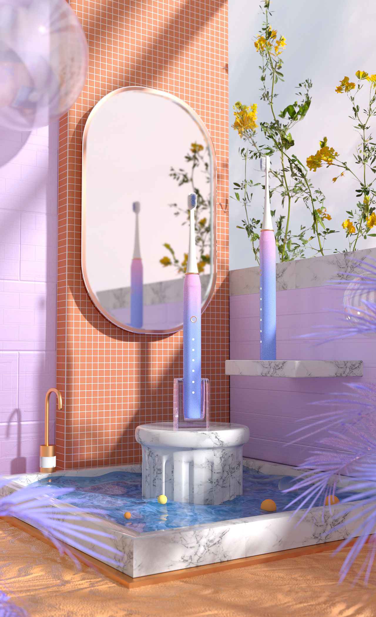 c4d建模渲染练习（图ZMzE0MTI3MDQ0） - 电商 - 站酷设计师翡柔Phiroe原创素材 - 站酷ZCOOL