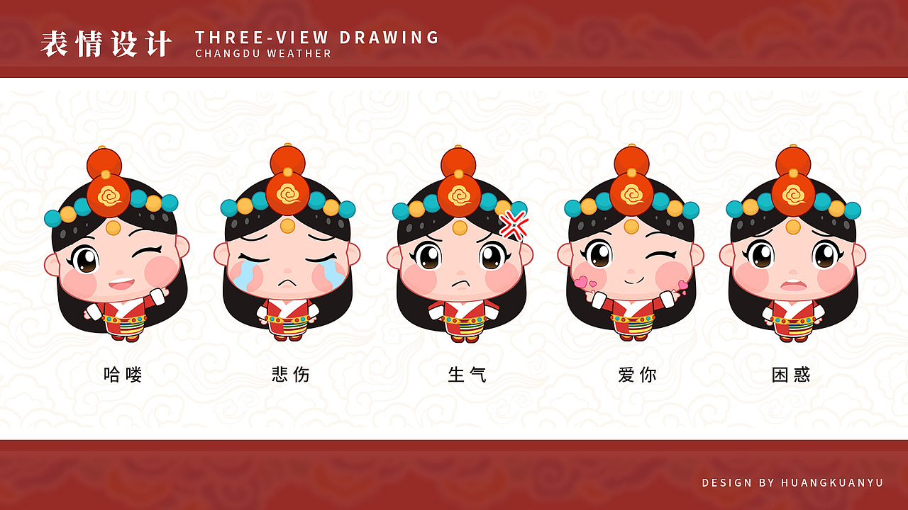 昌都气象局吉祥物设计——云卓卓（图ZMzQxOTA0NDg0） - IP形象 - 站酷设计师Lulalu豆腐原创素材 - 站酷ZCOOL