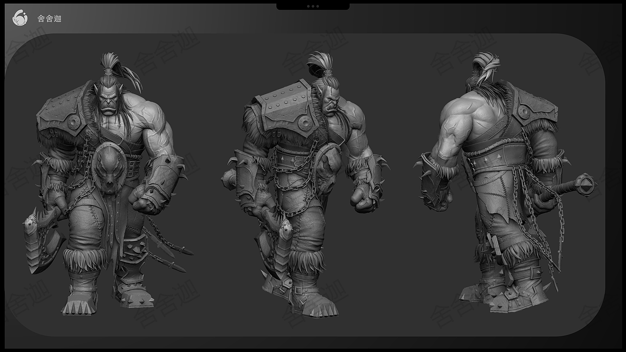 【次时代】3D角色建模（图ZMzQwMzAyOTE2） - 人物/生物 - 站酷设计师舍舍迦原创素材 - 站酷ZCOOL