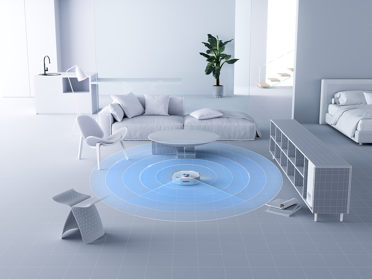 智米洗地机器人 开拓者A1