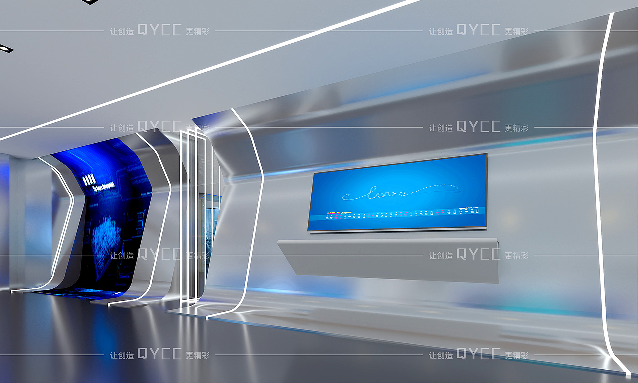 科技企业展厅设计-物联网科技展厅