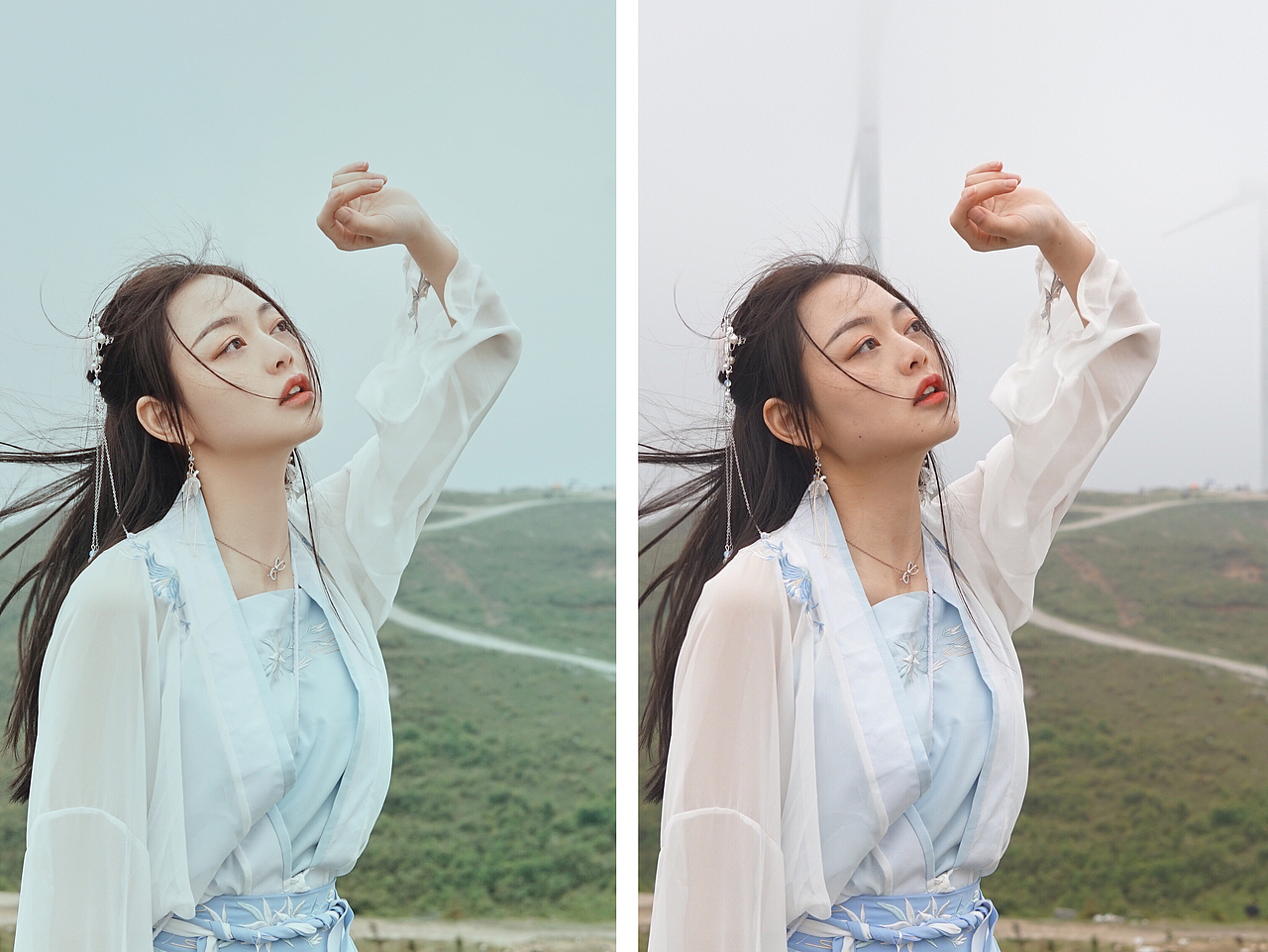 修图前后对比,什么决定一张片好看。