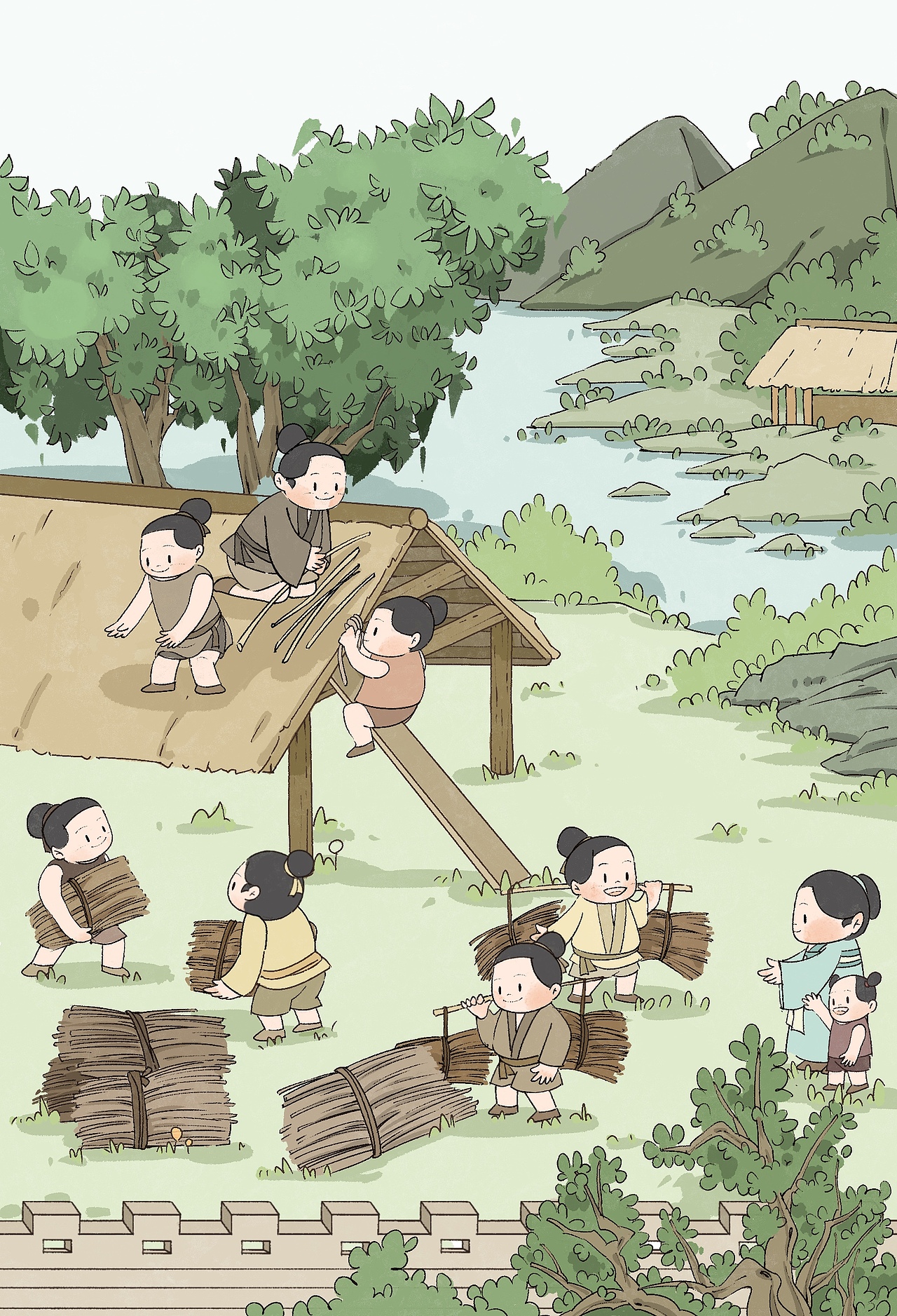 绘本创作 | 盐故事：《熬波图》新说新绘 Ⅰ（图ZMzMzNjM2NjA4） - 书籍/画册 - 站酷设计师飘_啊飘_原创素材 - 站酷ZCOOL