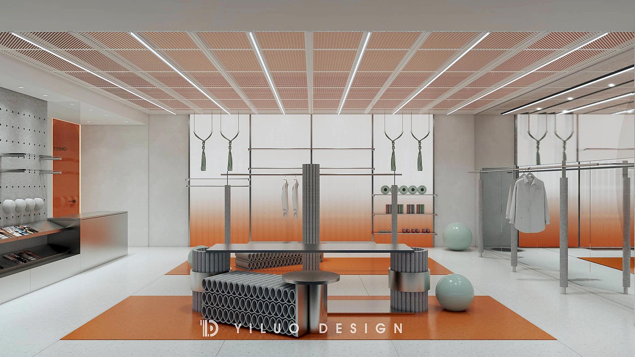 YILUO DESIGN｜YPL运动潮流品牌服饰店铺形象设计（图ZMzYxMDU4NTIw） - 商业空间设计 - 站酷设计师一落设计事务所原创素材 - 站酷ZCOOL