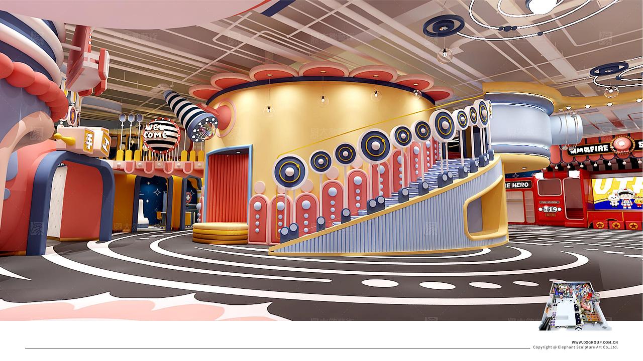 设计案例 | 杭州星河部落电玩城&儿童乐园（图ZMzQ5OTI2MzQ4） - 商业空间设计 - 站酷设计师大象艺术原创素材 - 站酷ZCOOL