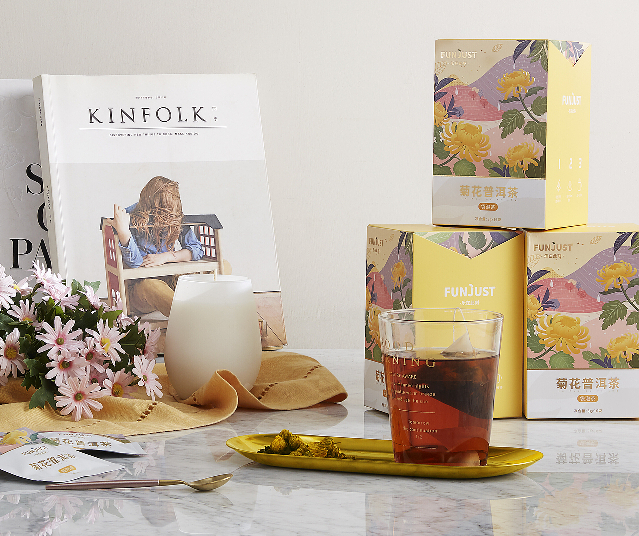 FUNJUST-菊花普洱茶