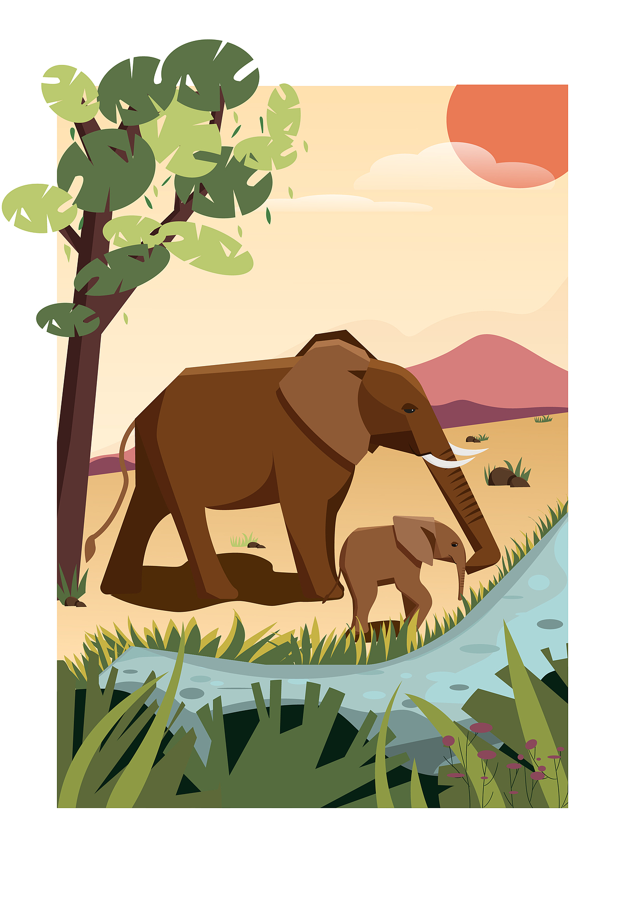 十月份的一些矢量插画作品集（图ZMzU0NjY5ODgw） - 商业插画 - 站酷设计师橙心suki原创素材 - 站酷ZCOOL