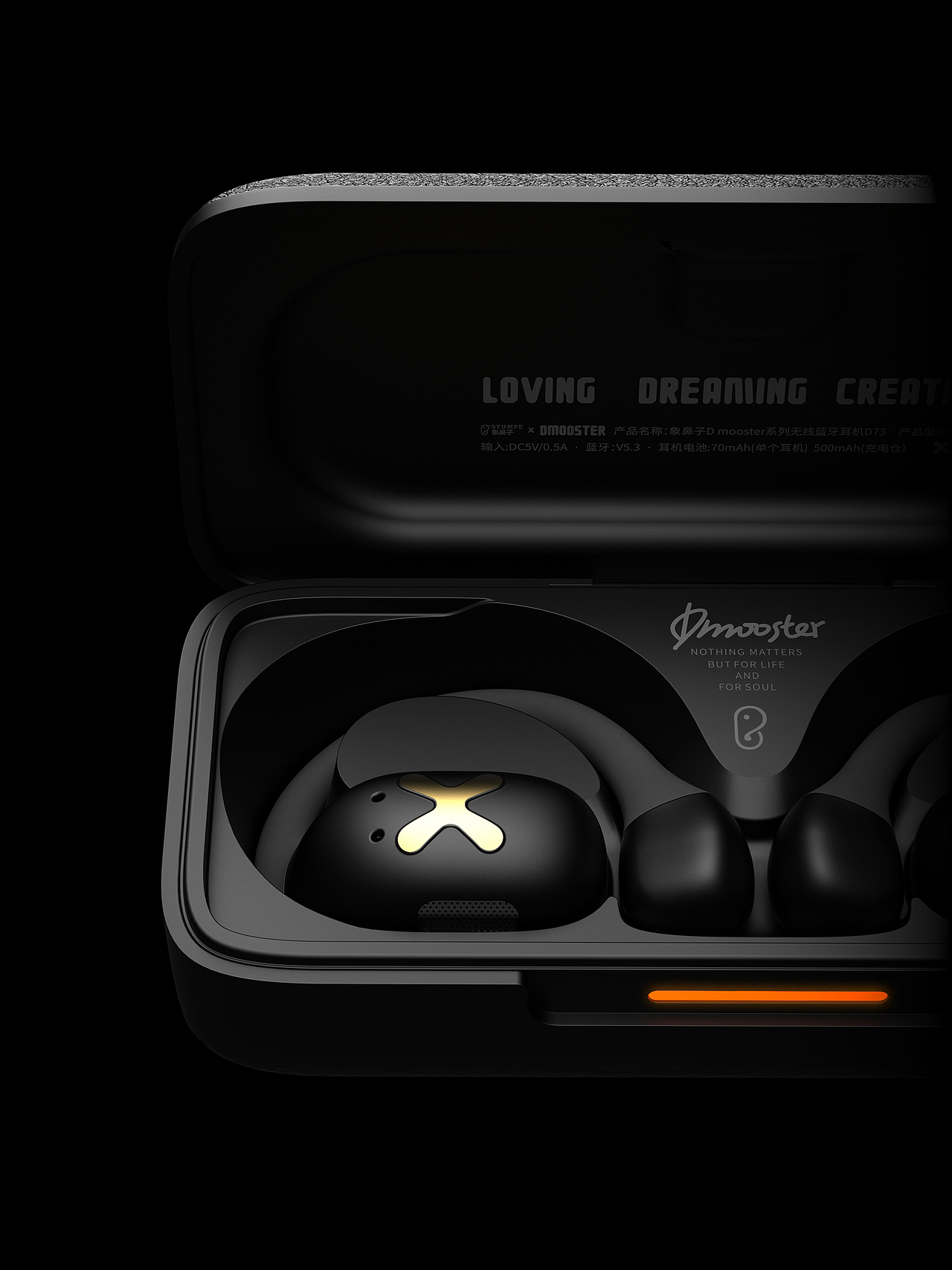 D MOOSTER® | BLACK-BOX 复古开放式蓝牙耳机（图ZMzY5MTMyNjY0） - 电子产品 - 站酷设计师DMOOSTER原创素材 - 站酷ZCOOL